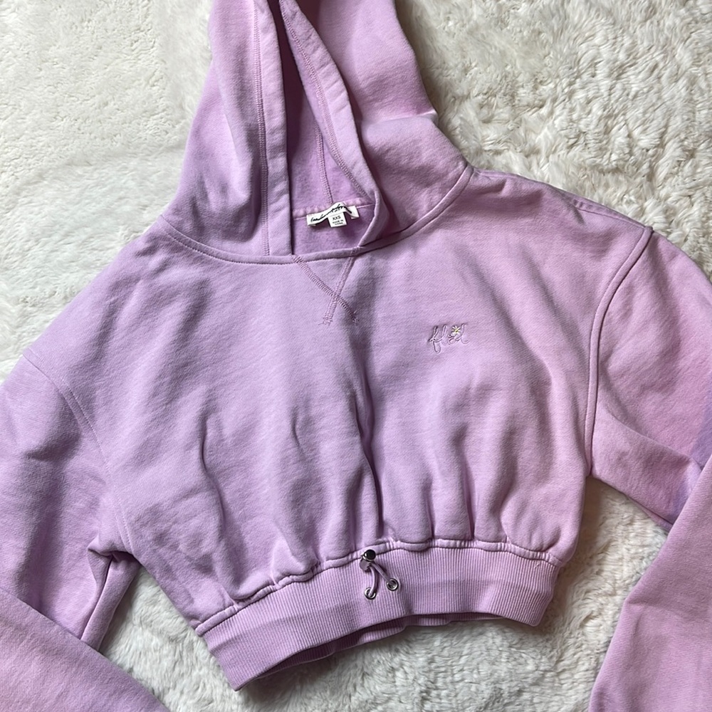 for love and lemons cropped hoodie - SIZE: XXS